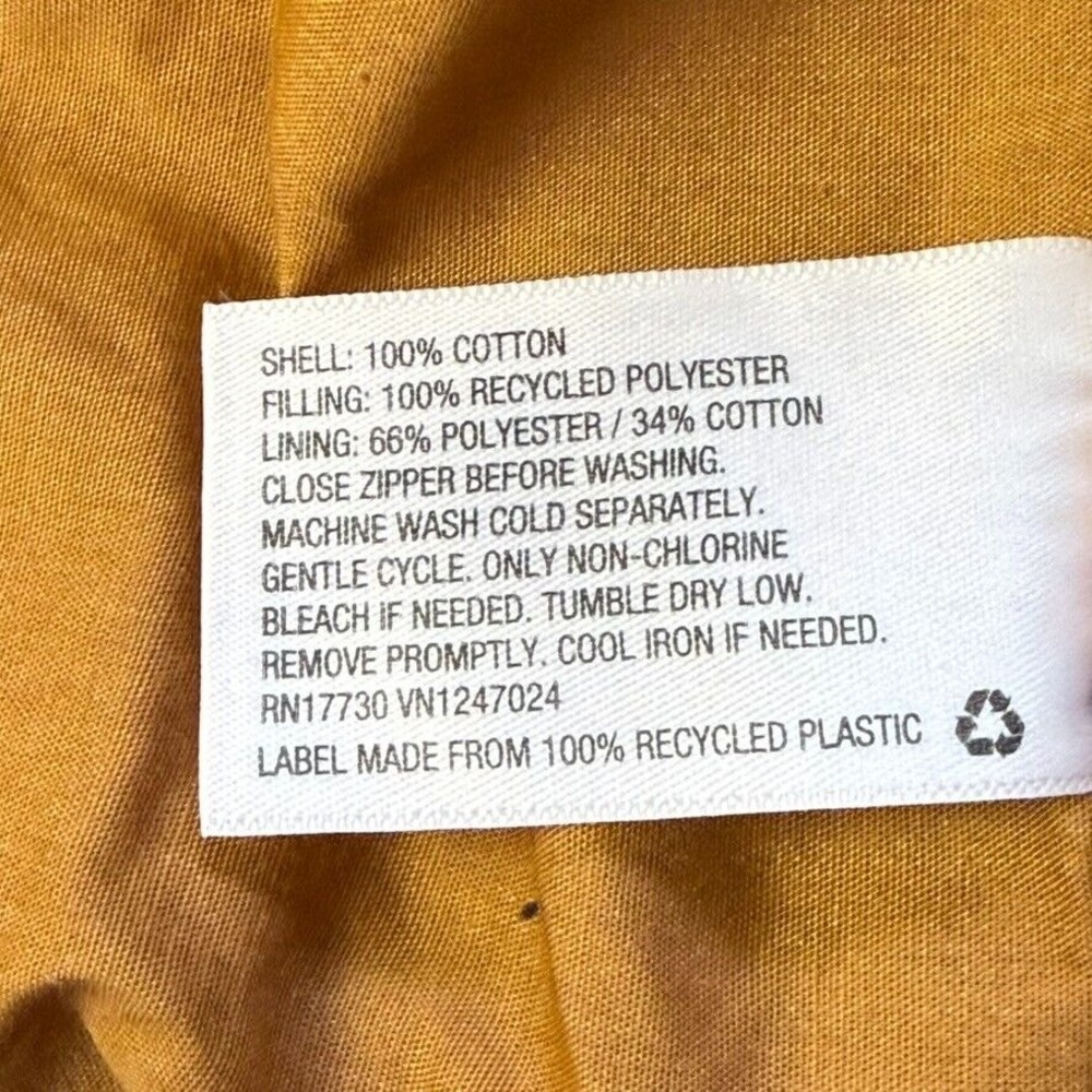 Wild Fable Quilted Bomber Jacket in Mustard Brown - Picture 9 of 9